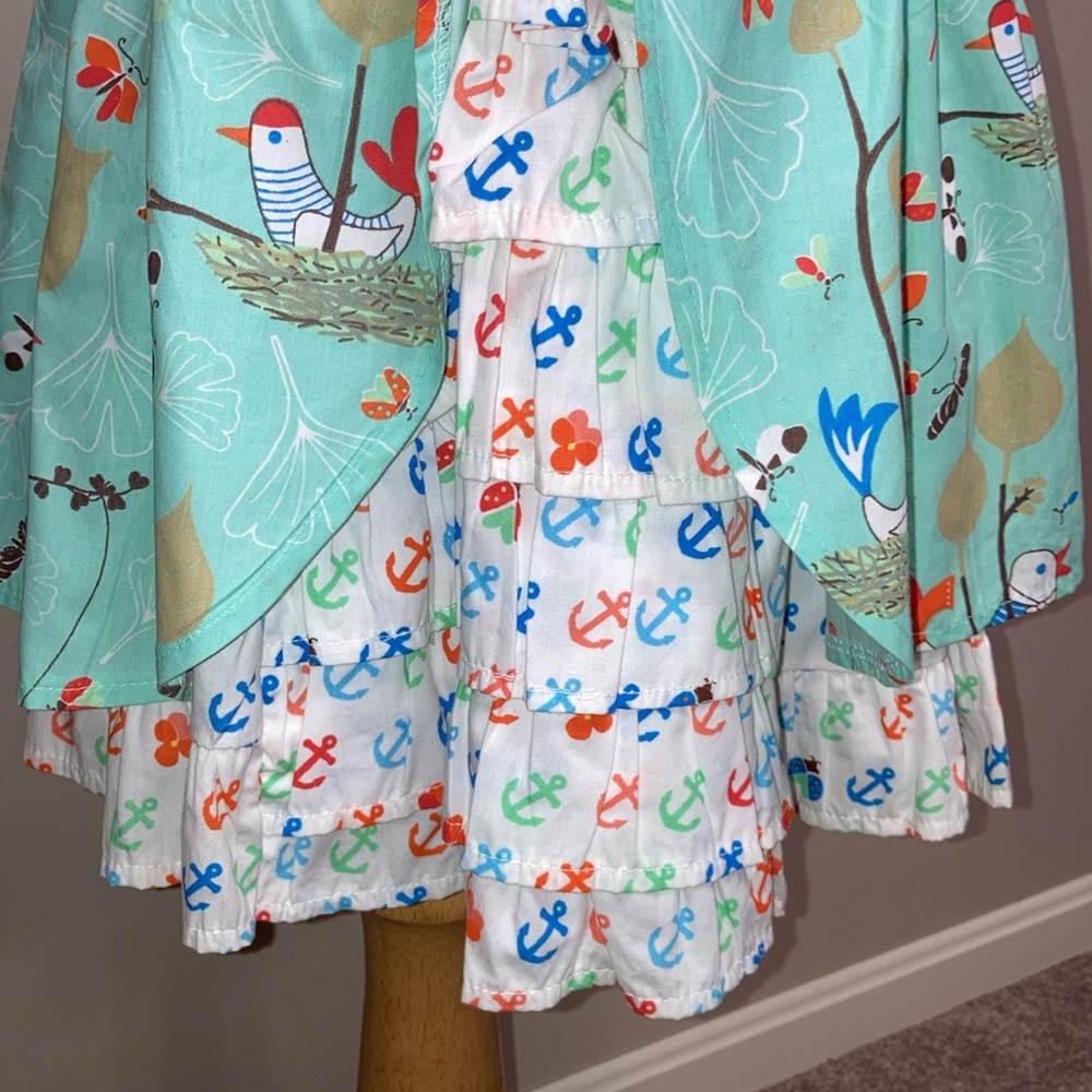 Jelly the pug hey sailor Hanna dress style 153 anchors birds 24m - Picture 3 of 6